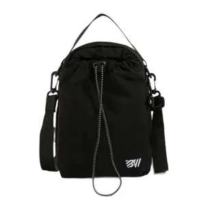 Black mountaineering style mini crossbody shoulder bag outdoor sports travel phone bag commuting