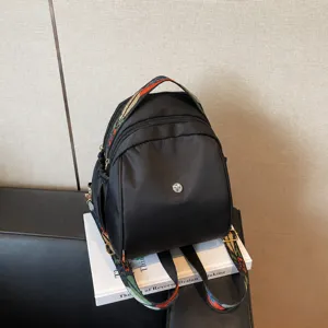 Zaino Casual in Tessuto Oxford da Donna Grande Capacità Viaggio Borsa Scolastica Stile Coreano Daypack Minimalista per Commutazione Quotidiana