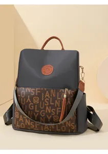 Sac à dos élégant pour femme designer sac de voyage loisirs en cuir PU pour dames