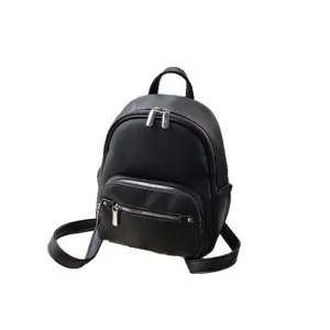 Women's Fashion Casual PU Leather Backpack Urban Minimalist Waterproof Wear-Resistant School Travel Daypack