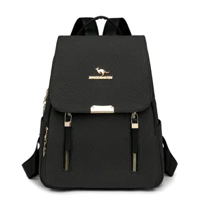 Zaino donna minimalista impermeabile in tessuto oxford grande capacita per viaggio quotidiano