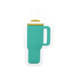 Silicone tumbler bag charm cute cup shoe charms DIY accessories for beach hole bags