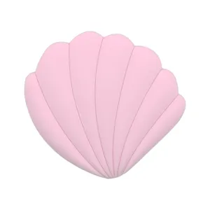 Roze schelp charm voor strandtassen, schattige EVA gaten tas accessoires en DIY decoraties.