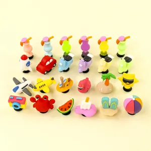 3D mignon été plage chaussures charms accessoires pour sabots sandales épingles décoratives