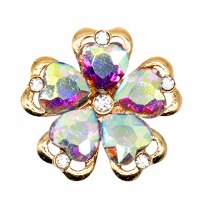 Pendentif de fleur en strass cristal DIY charmant bijou pour sac de plage étanche