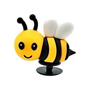 Cute 3D Cartoon Bee Shoe Charm PVC Clog Pins DIY Accessories for Garden Shoes now.
