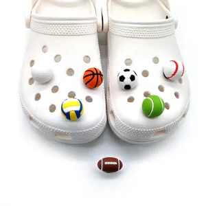 Ensemble de charms de chaussures de sport 3D pour sabots, décorations en résine pour chaussures