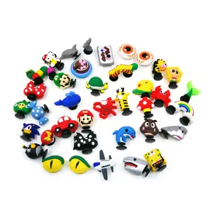 Jolis pendentifs de chaussures en PVC de dessin animé accessoires de décoration pour sabots
