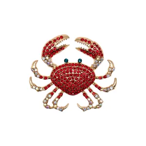 Pendentif chaussure crabe métal strass scintillant accessoire DIY décoration chaussures