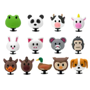 Cute 3D Cartoon Animal Shoe Charms For Clogs PVC Decorative Buckles DIY Garden Shoes Accessories For Kids And Adults