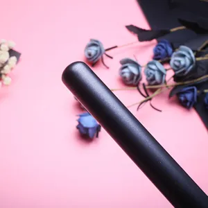 Moyu M-series small eyeshadow makeup brush handle close-up product view for cosmetics