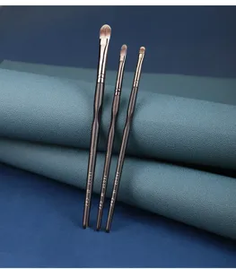 Lot de 3 pinceaux anti-cernes pinceau maquillage fibre synthétique outil de beauté pro