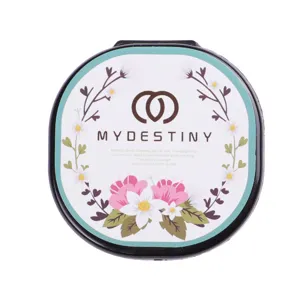 Makeup brush cleaner sponge tin box color changing tool dry cleaning quick makeup cleaning
