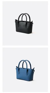 Stijlvolle minimalistische dames handtas in Koreaanse stijl van echt leer voor dagelijks