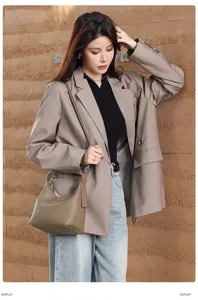 Borsa hobo in vera pelle bovina borsa a tracolla casual da donna per il lavoro quotidiano