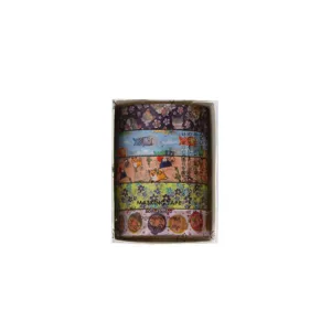Dekoratives japanisches Washi Tape Set 5 Rollen niedliche Planer Aufkleber DIY Basteln