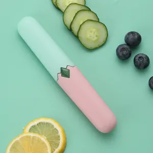 Portable capsule fruit knife and dual-head peeler outdoor multi-functional kitchen tool set