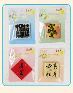 Chinese stijl acryl koelkastmagneet schattige decoratieve magnetische stickers thuis