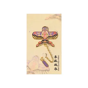 Chinese style kite metal bookmark creative cultural stationery vintage gift with charm