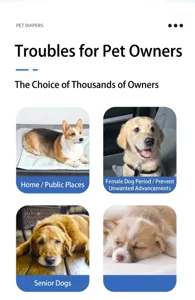 Hondenluiers voor huisdieren, wasbare loopsheidbroekjes voor teefjes, ademende puppy-inlegkruisjes.