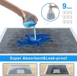 Tapis d'entraînement pour animaux de compagnie au charbon actif avec une absorption super.