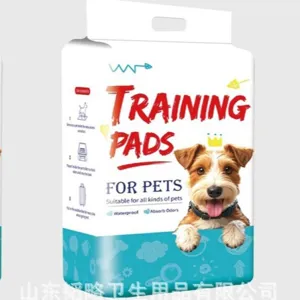 Alèses d'entraînement épaissies pour chiens et chats, absorbantes et imperméables.