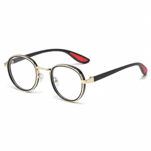 Retro Anti Blue Light Reading Glasses For Men And Women Fashion Round Metal Frame Presbyopic Eyewear Daily Reading