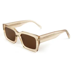 Fashion square sunglasses for men and women, vintage UV protection eyewear accessories.