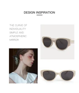 Élégantes lunettes de soleil œil de chat rétro pour femmes avec monture épaisse et protection UV.