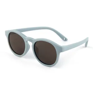 Lunettes de soleil rondes en silicone pour enfants, protection solaire extérieure idéale.