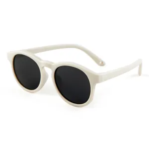 Lunettes de soleil rondes en silicone pour enfants garçons et filles en plein air.