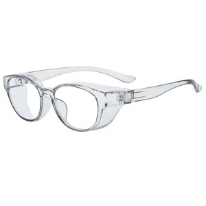 Anti-fog transparent safety glasses for men and women outdoor windproof riding protection.
