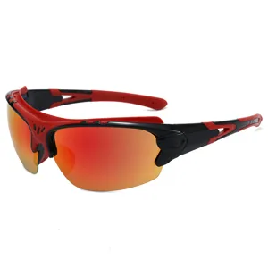 Men's sports sunglasses outdoor cycling windproof colorful lenses UV protection fashion