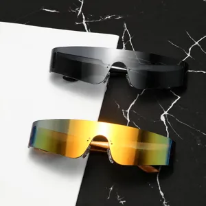 Occhiali Da Sole Sportivi Da Ciclismo All'Aperto UV400 Antiriflesso Pellicola A Colori Antivento Moda Uomo E Donna