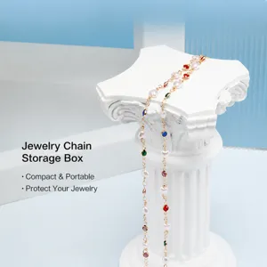 Minimalist Copper Plastic Rice Bead Chain Glasses Chain Fashion Anti-Slip Eyewear Accessory For Men And Women