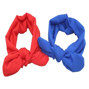 Classic rabbit ear cloth headband bow hair band sweet hair accessories set for women daily wear.