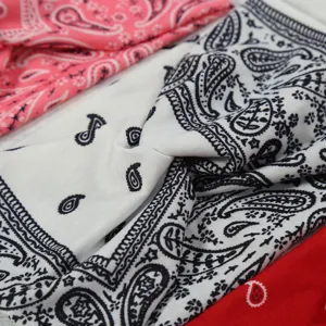 Paisley print elastic cross headband for women, stylish vintage wide hair band turban.