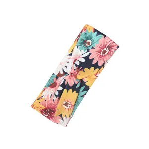 Boho floral twist headband wide hair band for women casual daily sports hair accessories
