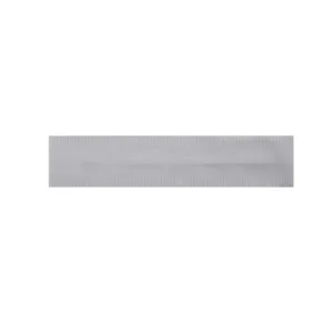 Grey stretchy yoga headband detail shot, comfortable athletic sweatband close up view.