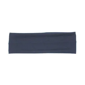 Solid color sports headband detail view, wide elastic stretch sweat-absorbing hair band.