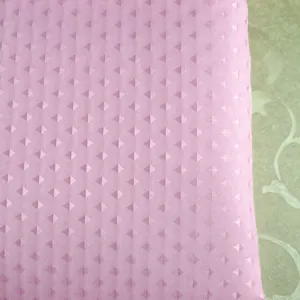Verdunkelter Duschvorhang wasserdichtes Polyester Gewebe Diamant Muster Bad Vorhang Teiler