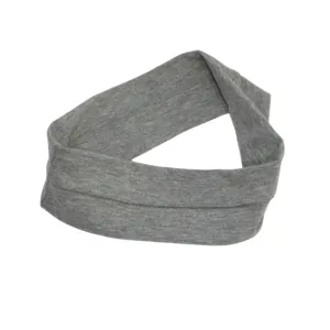 Solid color elastic sports headband, wide sweat-absorbing yoga hair band for fitness.
