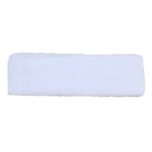 Gros plan du bandeau de transpiration en coton doux, tissu absorbant pour le sport et le yoga.