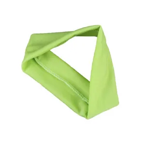 Bandeau de yoga elastique unicolore pour le sport fitness et le coiffage quotidien.