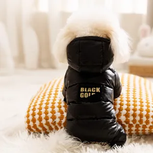 Warme Winter Hund Daunenjacke Wasserdicht Vierbeiniger Haustier Mantel Verdickte Kaltwetter Bekleidung Für Kleine Hunde Und Katzen
