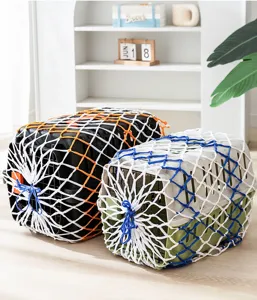 Detailed view of pet carrier safety net, thickened mesh design for safe travel transport protection.