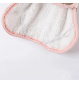 Thickened plush fleece inner lining detail of pet dog winter warm vest and coat clothing