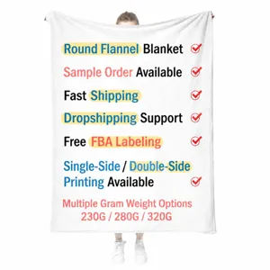Customizable flannel blanket soft warm throw blanket for bed sofa living room daily use