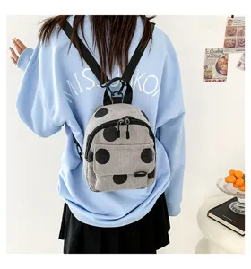 British style cute versatile ins mini shoulder bag 2023 new literary casual small backpack
