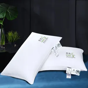 Premium ergonomic white pillow core with antibacterial protection for comfortable sleep.